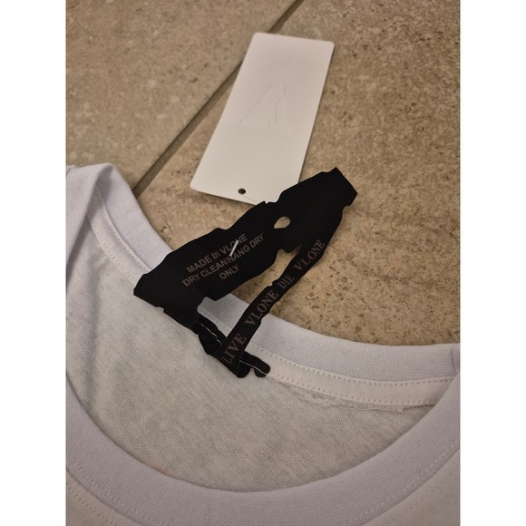 VLONE Legends Never Die Butterfly V Tee - Men's - White - Small - NWT - Picture 7 of 11